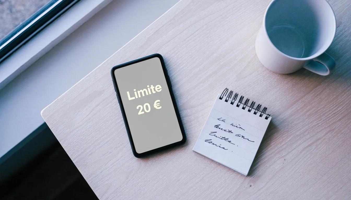 Un documento di identità appoggiato accanto a uno smartphone con un timer sullo schermo, su un tavolo da cucina